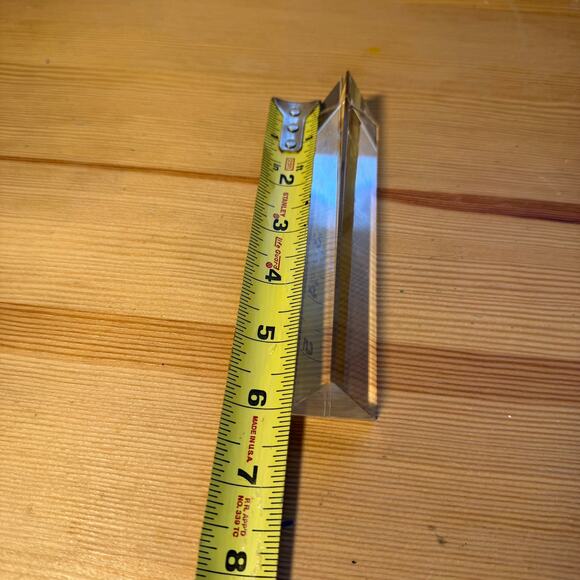 6" Optical Glass Triangular Prism for Photography & Light Spectrum Effects - Picture 6 of 6